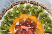 Fruit Tart with Date Crust
