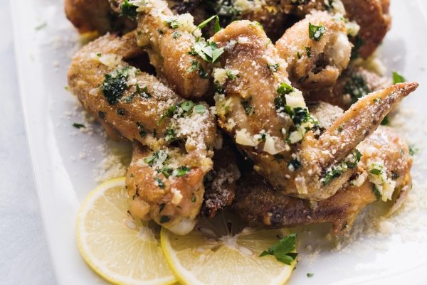 Parmesan Chicken Wings - Food Gardening Network