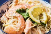 White Wine Shrimp Pasta