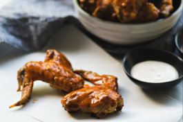 Buffalo Wings with Homemade Dipping Sauce
