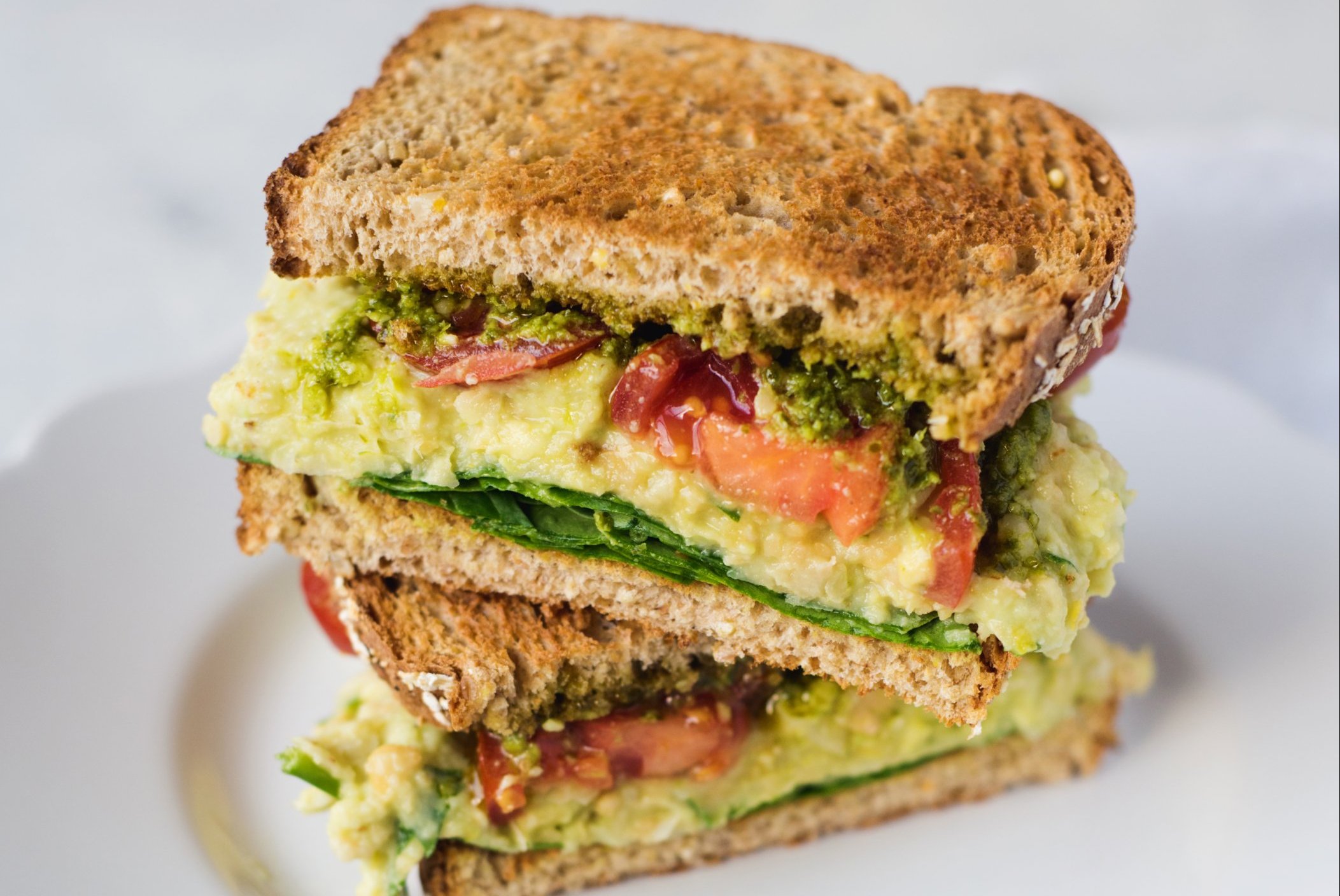 Nutritious Chickpea & Avocado Sandwich - Food Gardening Network