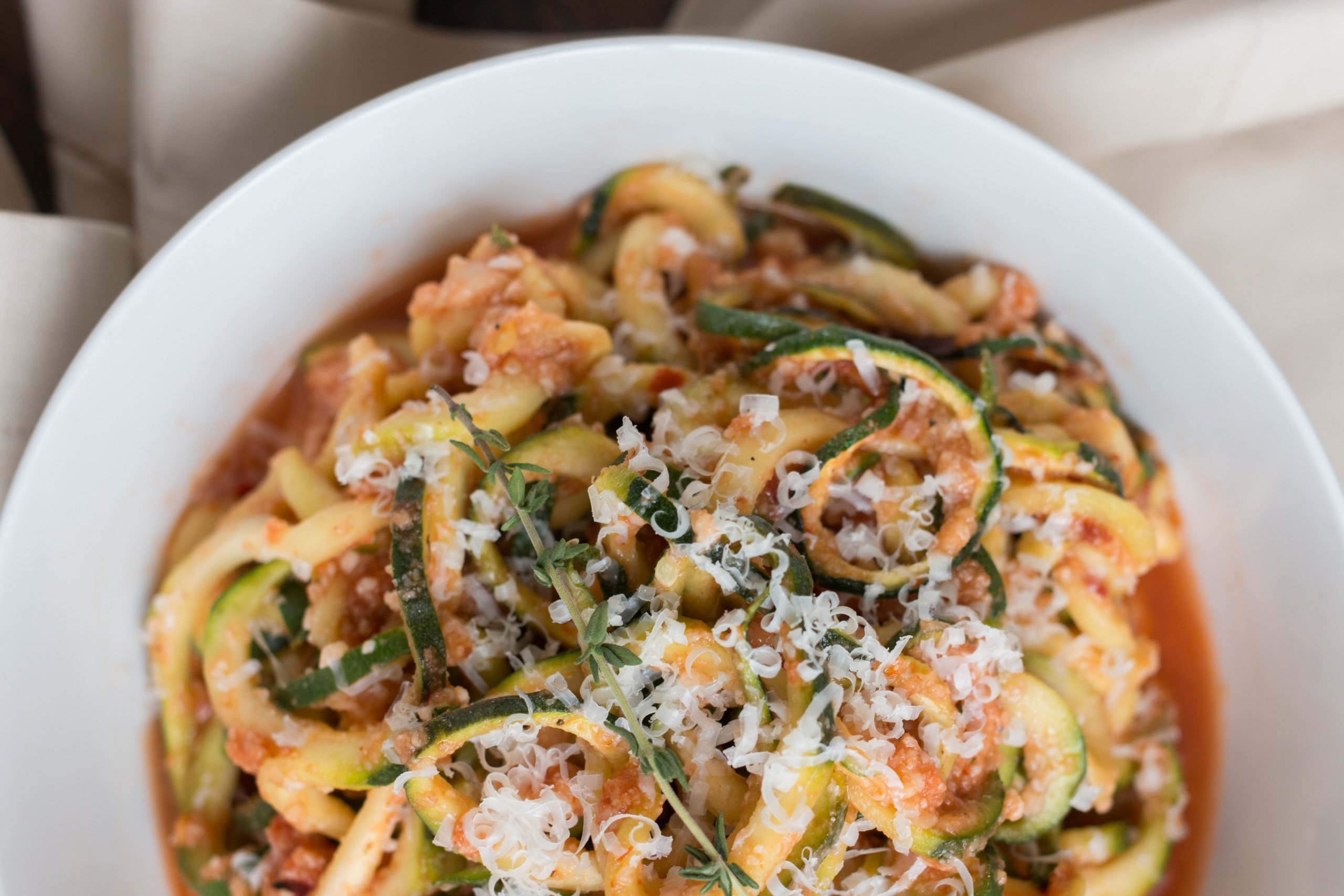 Zoodle Marinara Casserole Food Gardening Network