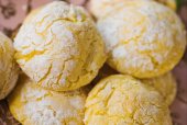 Chewy Lemon Coconut Cookies