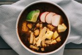 Mexican Pozole Rojo with Pork