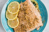 Slow-Cooked Lemon Pepper Salmon