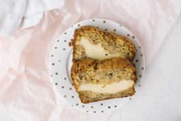 Banana Bread with Cream Cheese Filling