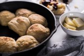 Cast Iron Skillet Biscuits From Scratch