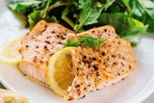 Easy Peasy Lemon Squeezy Salmon Salad