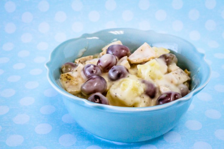 Pineapple & Grape Chicken Salad