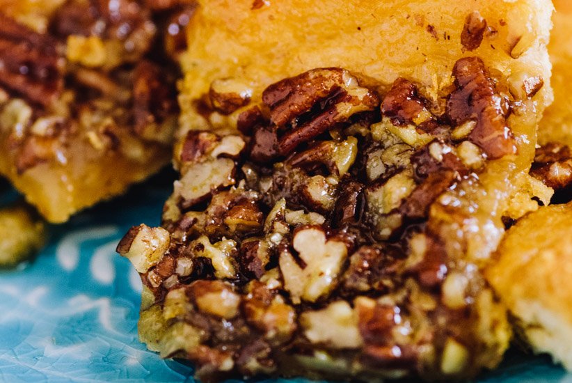 Crescent Roll Pecan Pie Bars Food Gardening Network