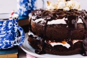 Dark Hot Chocolate Cake