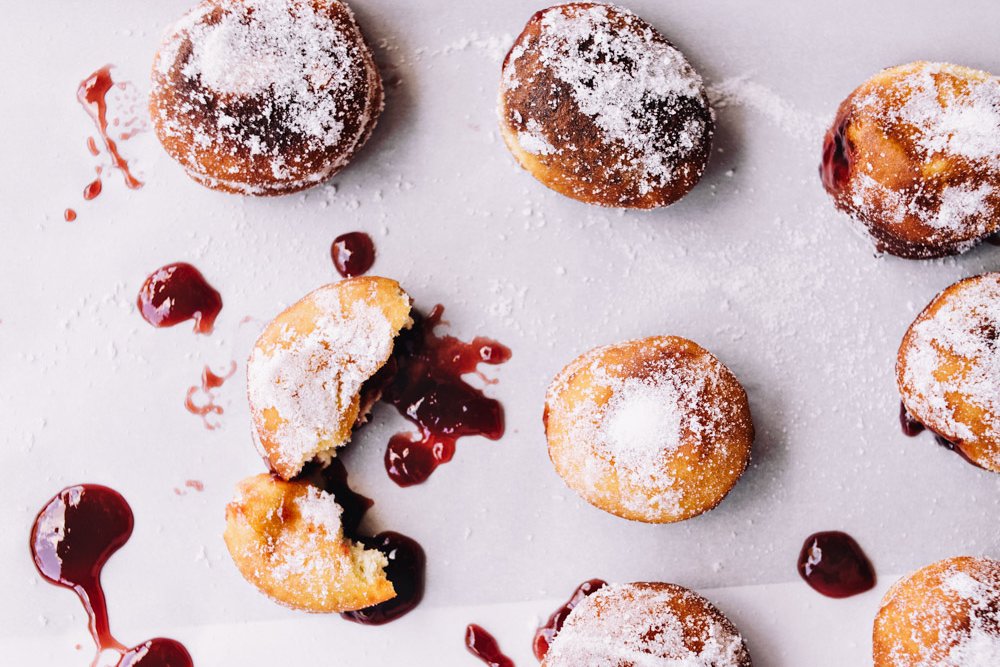 Hanukkah Jelly Donuts Food Gardening Network