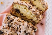 Maple Glazed Sour Cream Coffee Cake