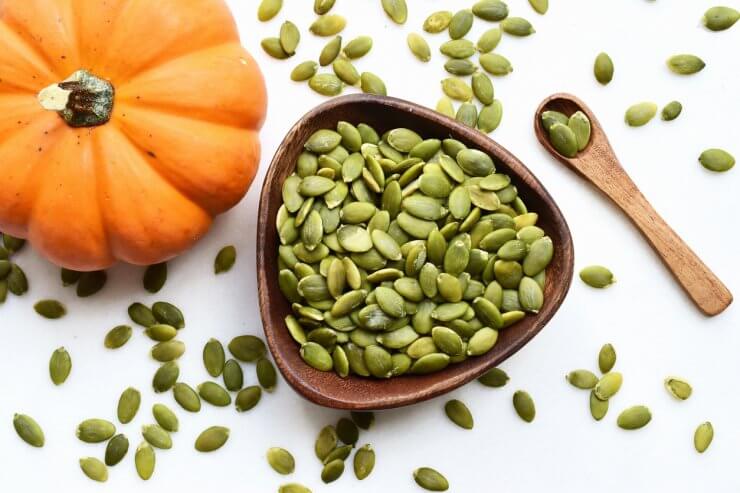 Raw pumpkin seeds