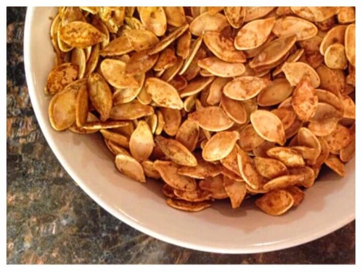 Toasted pumpkin seeds