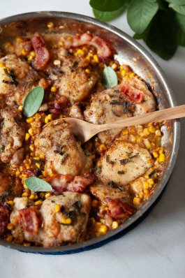 Easy Chicken and Corn Skillet Recipe