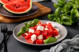 Basil-Watermelon Salad