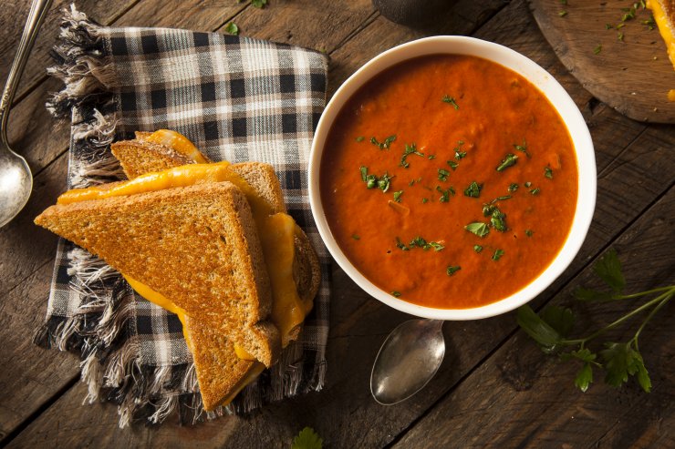 Roasted Tomato-Basil Soup