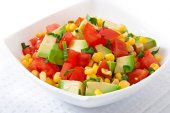 Corn Tomato and Avocado Salad