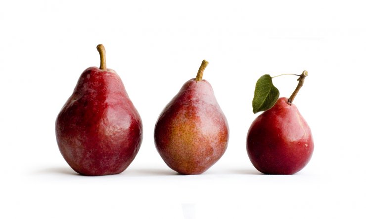 Red Sensation pears.