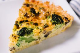 Easy Quiche with Brown Rice Crust