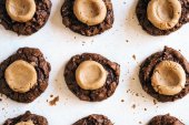 Peanut Butter Mocha Brownie Cookies