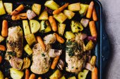 Sheet-Pan Roasted Chicken & Potatoes