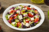 Traditional Greek Cucumber Salad