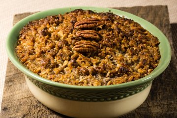 Sweet Potato Pecan Crumble