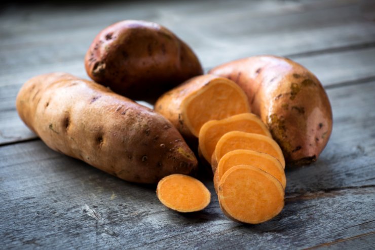 Sweet potatoes are good for you, too!.