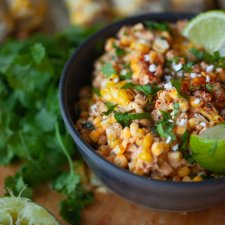 Fresh Grilled Mexican Street Corn Salad-image