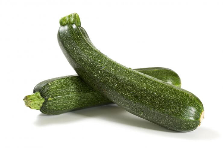 Two Fresh Zucchini