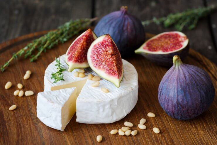 fresh figs and nuts