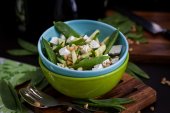 Double Pea and Feta Salad.