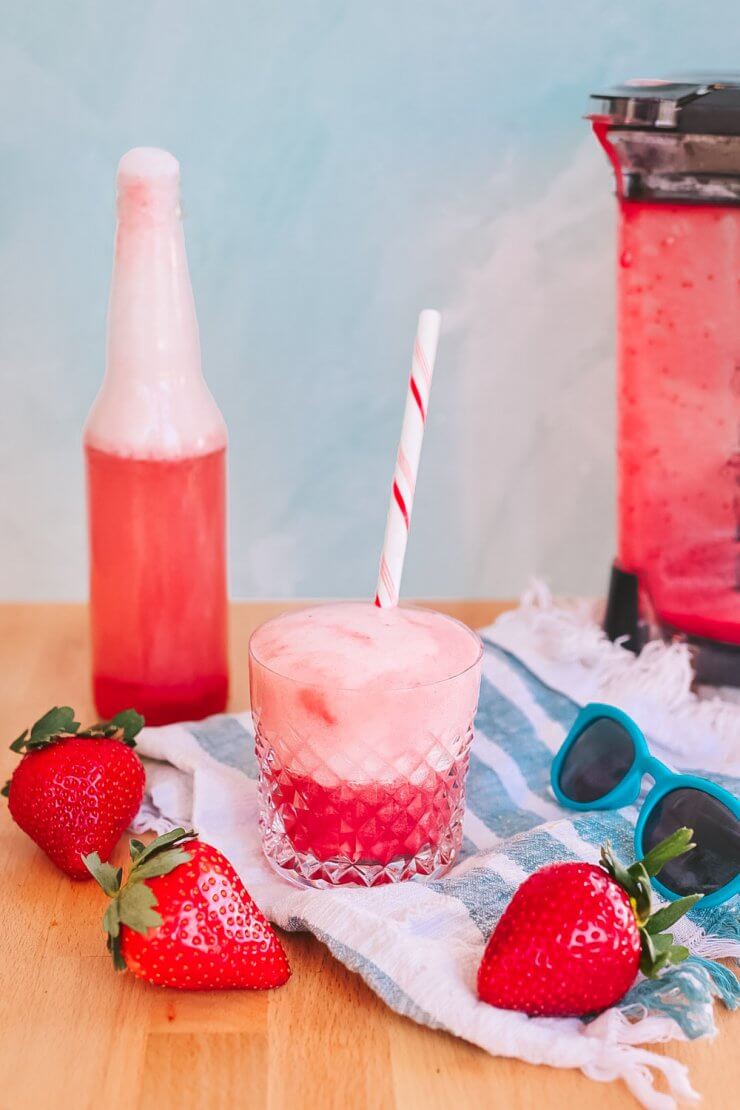 Homemade Strawberry Soda