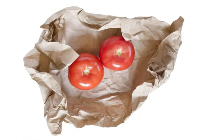 Wrapped tomatoes