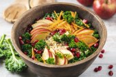 Autumn Apple, Kale, and Quinoa Salad