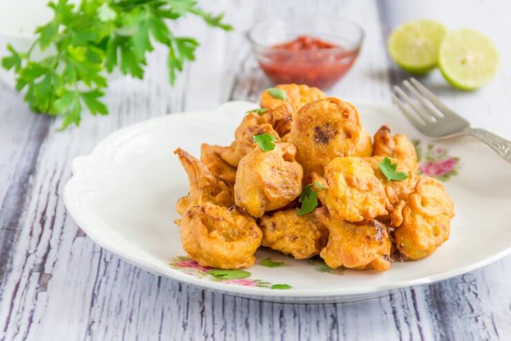 Cauliflower fritters