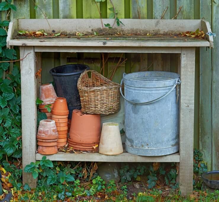 Pots and containers for growing vegetables