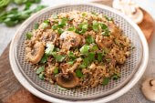 Garlic Mushroom Quinoa