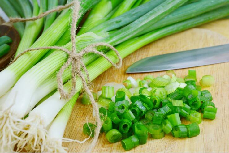 Nutritious spring onions