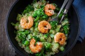 Quinoa Bowl with Shrimp