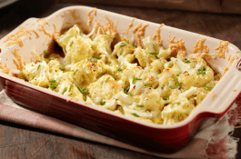 When Cauliflower Met Garlic and Parmesan: Roasted Garlic Cauliflower