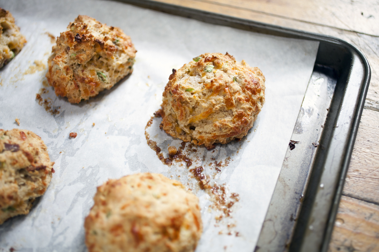 Sour Cream & Scallion Biscuits Food Gardening Network