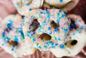 Spring Sprinkled Dipped Pretzels