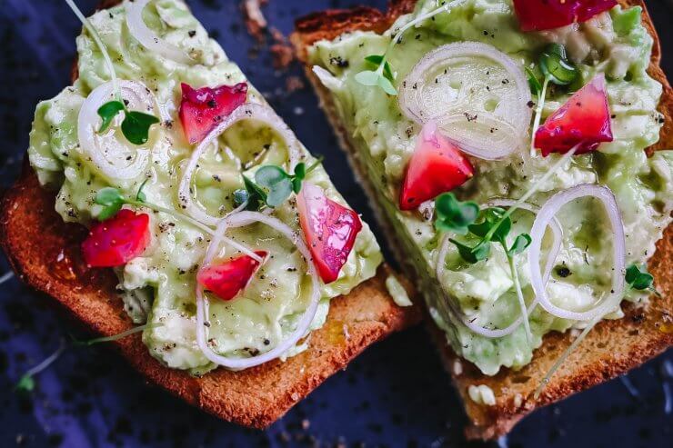 Strawberry Avocado Toast