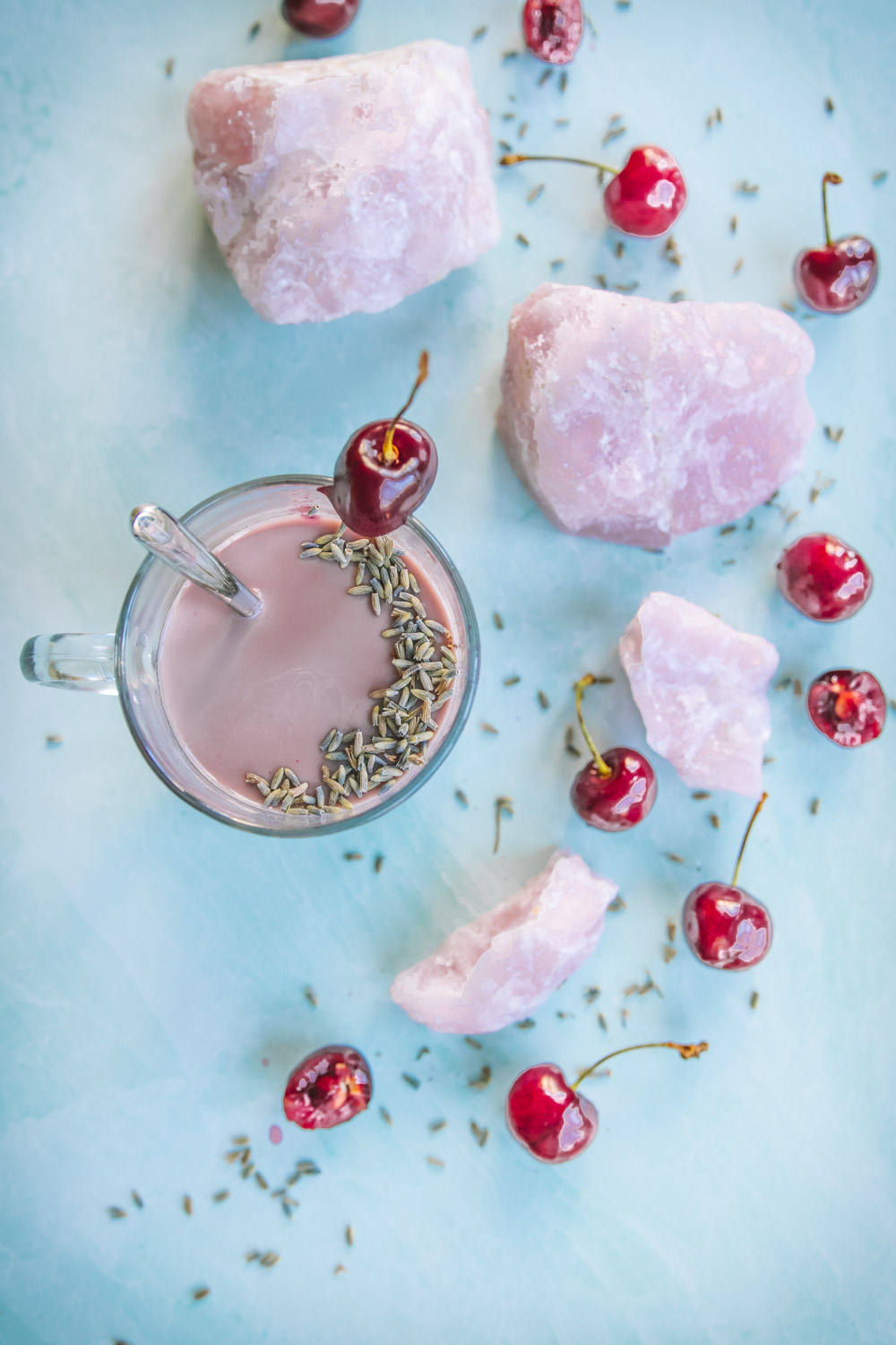 Cherry Lavender Moon Milk Food Gardening Network