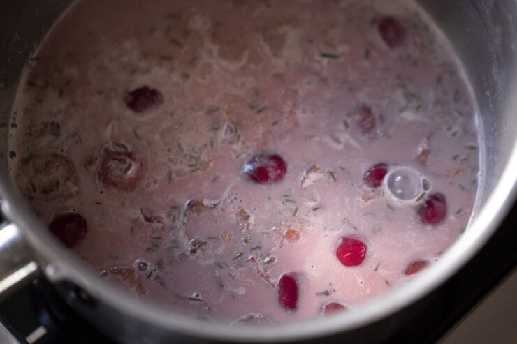 Making Cherry Lavender Moon Milk