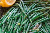 lemon-garlic green beans recipe