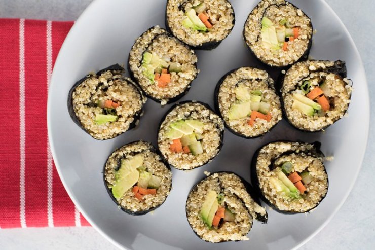 Quinoa Veggie Sushi Rolls